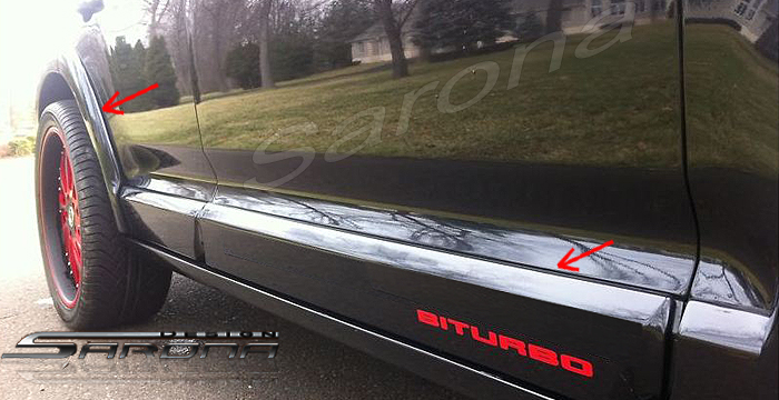 Custom Porsche Cayenne Side Skirts  SUV/SAV/Crossover (2002 - 2006) - $1290.00 (Part #PR-002-SS)